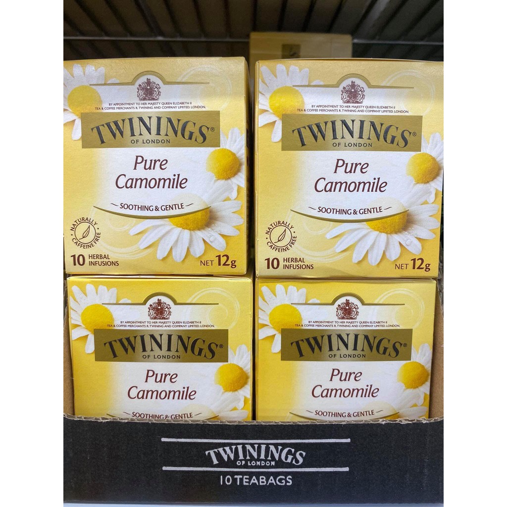 Trà túi lọc TWININGS có 7 mùi vị ( Green Tea, Hoa Cúc, Bạc Hà, English Breakfast, Chanh & Gừng, Earl Grey,...)