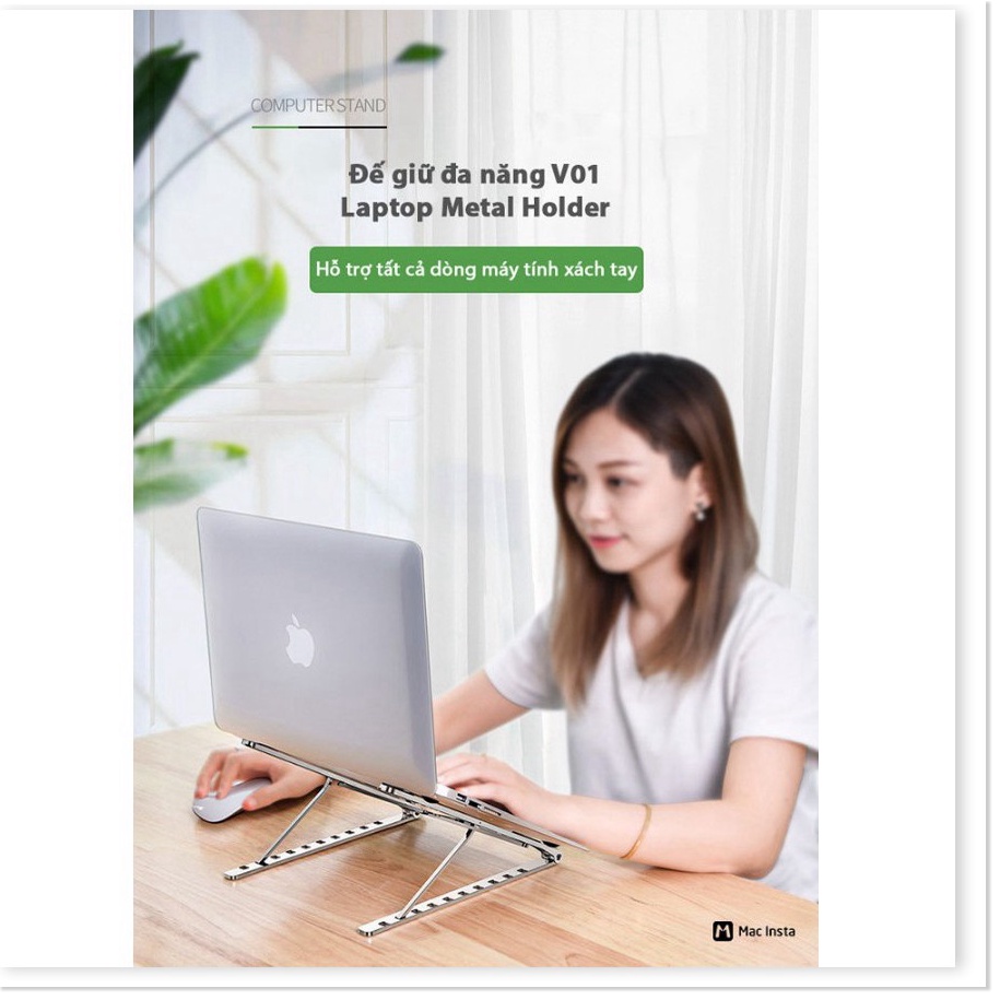 hàng new-  Đế giữ đa năng V01 Laptop Metal Holder