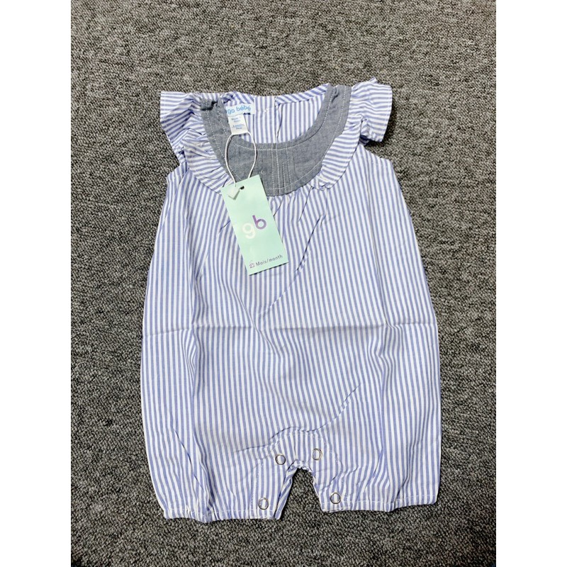 Bộ Jumpsuit kẻ Gaga BéBé xuất dư size 6m-36m