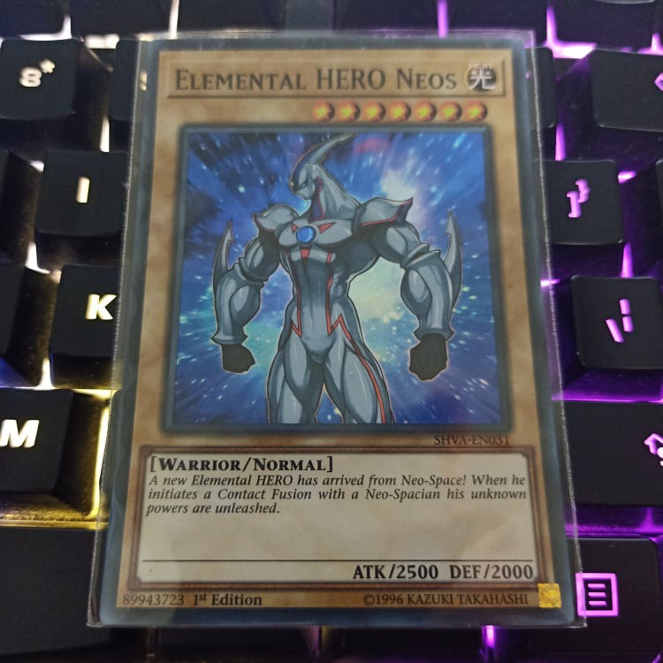 Bài Yu-Gi-Oh! Elemental HERO Neos - SHVA-EN031 - Super Rare