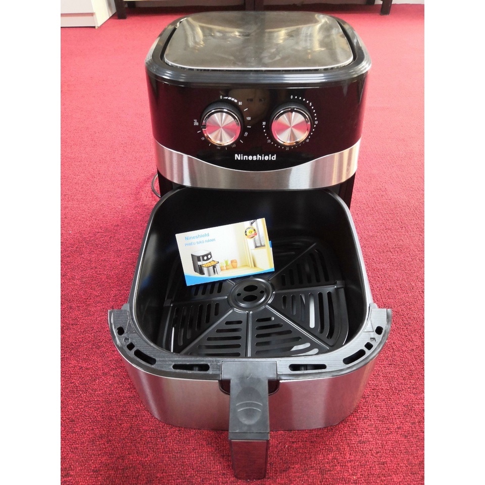 Nồi chiên không dầu NineShield KB-8002M, Dung tích 10.5L