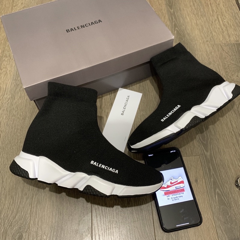 Giày Balen speed đế đen 1:1 SC nam nữ (Full box+Free Ship) | BigBuy360 - bigbuy360.vn