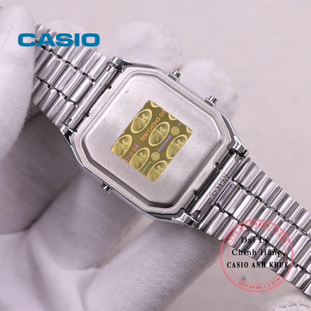 Đồng hồ Unisex Casio Vintage AQ-230A-7DHDF dây kim loại
