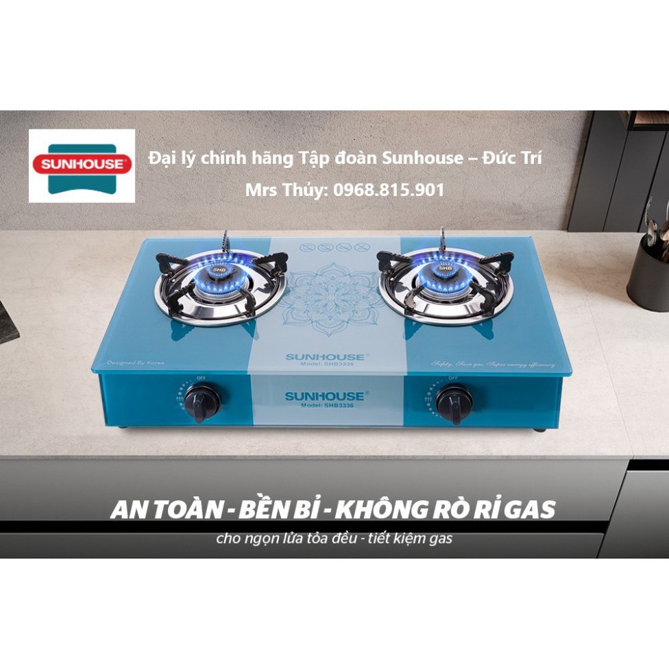 Bếp Gas Dương Kính SUNHOUSE SHB3336 Cao cấp