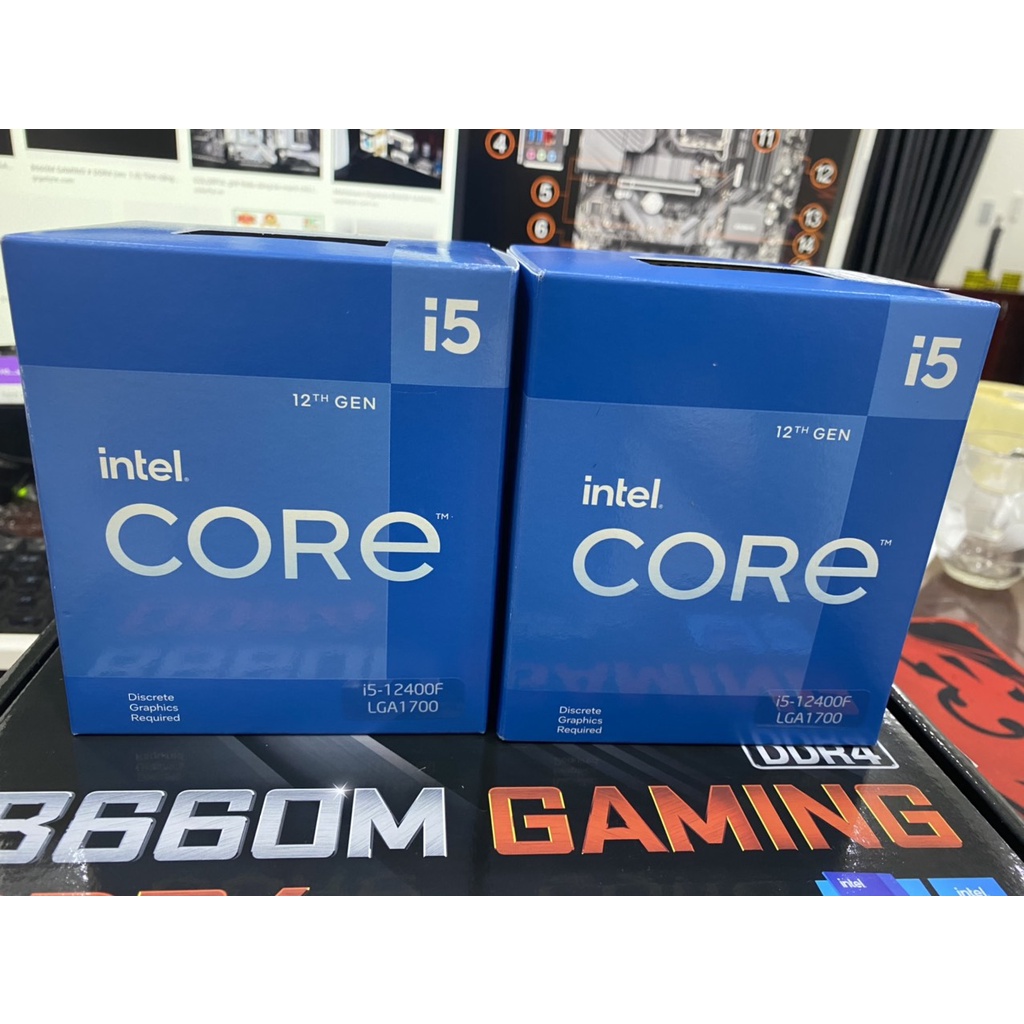 COMBO main chip gigabyte B660M GAMING + I5 12400F(full box hãng) full NEW chính hãng bảo hành 36 tháng lỗi 1 đổi 1