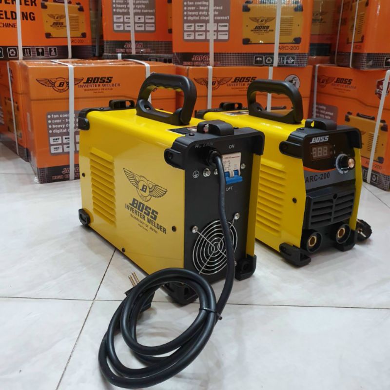Máy hàn điện tử Boss arc 250 hàn que 3,2ly bảo hành 12 tháng