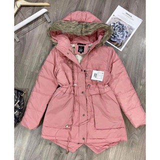 Áo parka phao mũ lông đại hàn ulzzang cực xinh