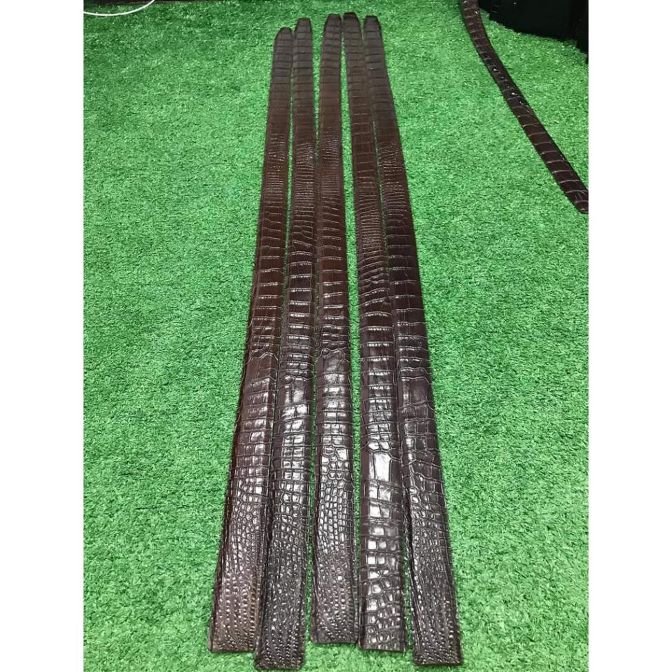 Dây Lưng Nam Da Cá Sấu Thật 100% Liền Sợi Thời Trang Cao Cấp Bảo Hành 12 Tháng