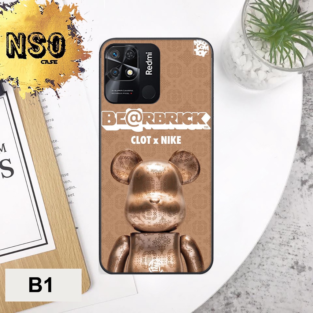 Ốp Xiaomi Redmi Poco C40 in hình gấu be@rbrick siêu chất độc lạ đẹp