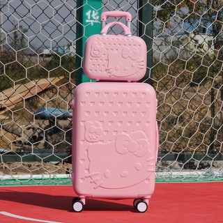 SIZE 20- VALI KITTY THỜI TRANG ( Loại 1- nhựa dẻo đàn hồi tốt)