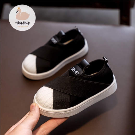 [HÀNG ĐANG VỀ] Giày lười thế thao quai chéo style năng động cho bé trai K071