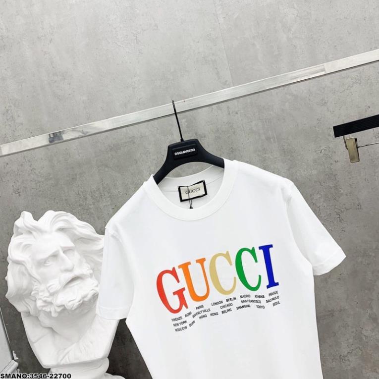 Áo Phông GC Nam In Chữ Ngực Siêu Đẹp - Áo Thun GC Nam In Chữ Bảy Màu Cực Chất