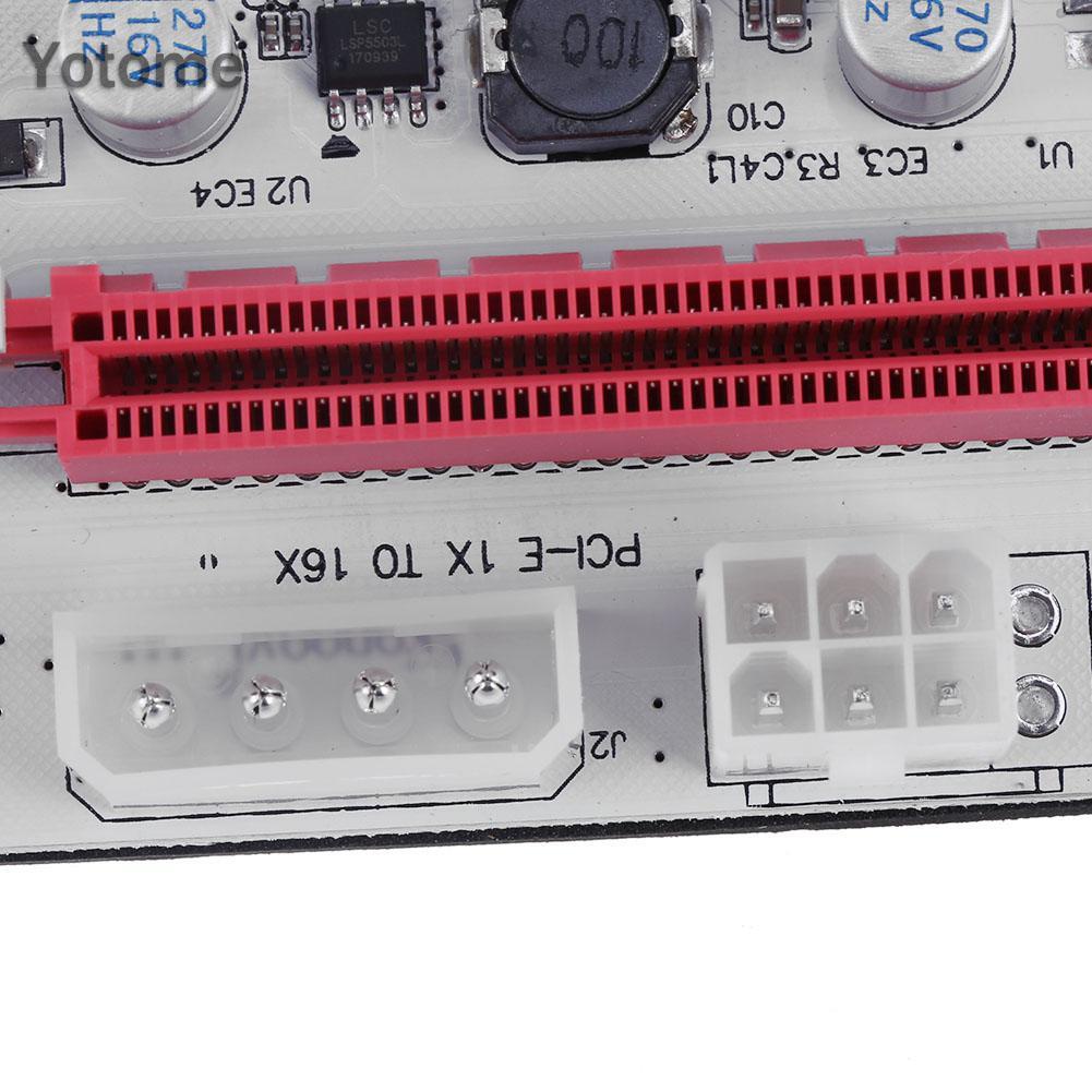 Thẻ Đồ Họa Mở Rộng Pci-E 1x Sang 16x Với 3 Cổng Cho Eth Btc Mining | BigBuy360 - bigbuy360.vn