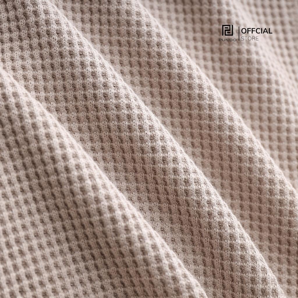 Quần short nam chất vải pique dày dặn, năng động, thoải mái màu basic dễ phối PUNDO QSPD37
