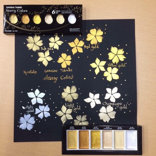 [LỖ STORE] Màu Nhũ Starry Gansai 6 màu