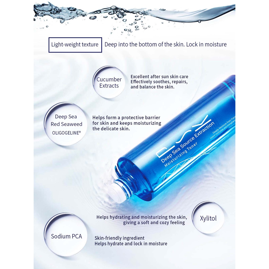 Nước cân bằng dưỡng ẩm chiết xuất từ nguồn nước biển sâu PSK Deep Sea Source Extraction Moisturizing Toner 150ml