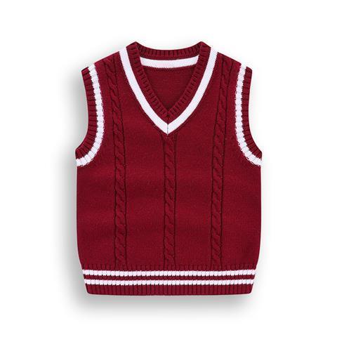 Áo Len Không Tay Thiết Kế Mới Thời Trang Mùa Xuân Thu Dành Cho Bé