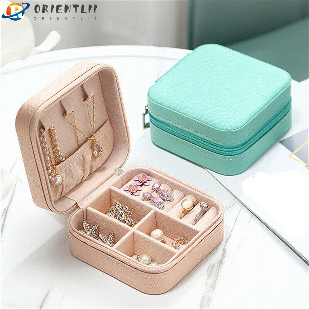 Hộp Đựng Trang Sức Bằng Da Nhiều Màu Sang Trọng