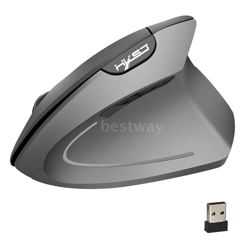 Chuột Không Dây Hxsj T24 2.4g 800 1600 2400 6 Nút Có Thể Điều Chỉnh Kèm Đầu Nhận Usb Cho Notebook Pc