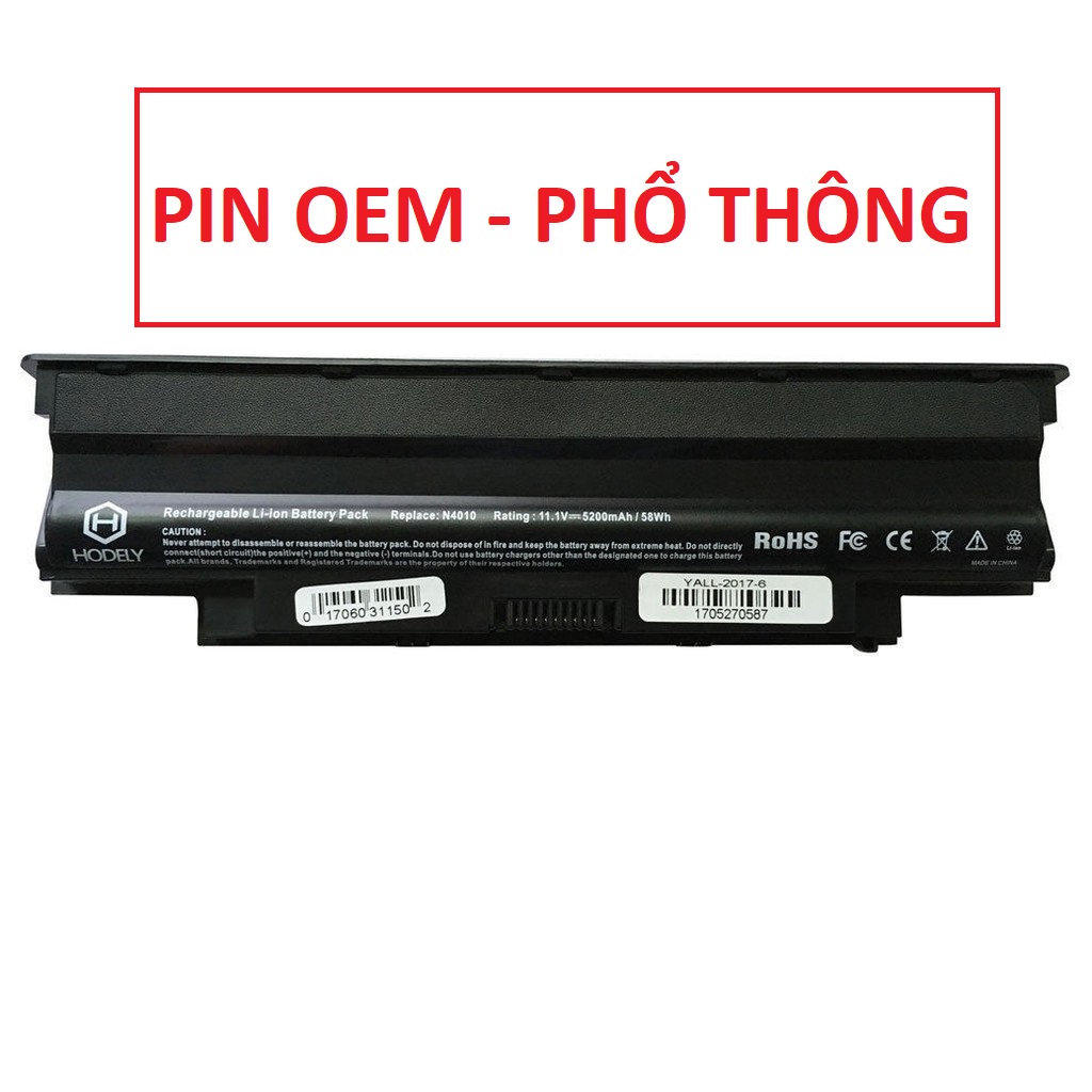 Pin Dell Inspiron 15R N5110 N5010 N5020 N5030 N5040 N5050 / Vostro 1450 1440 1540 1550 3555 5020 VT3550