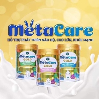 Sữa bột Metacare Gold số 0+, 1+, 2+  Lon 400g_800g_900g- Phát triển toàn diện cho trẻ