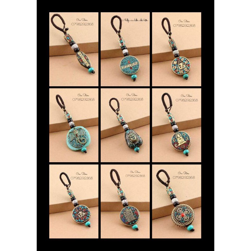 Móc khoá Nepal biểu tượng Phật giáo