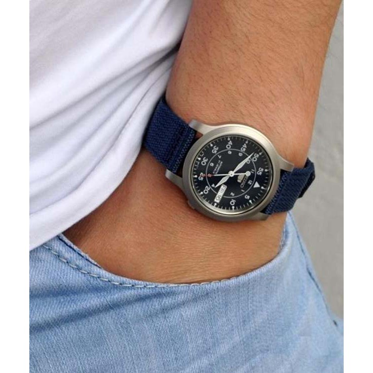 Đồng hồ cơ nam Seiko 5 Quân Đội SNZG11K1S lên cót (máy cơ) mặt kính chống trầy chống nước thể thao nam tính sang trọng | BigBuy360 - bigbuy360.vn