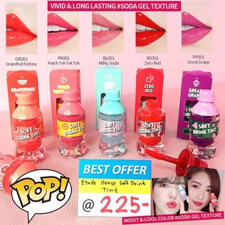 Son Dưỡng Môi Có Màu Dạng Tint Sét 6 Cây Hình Nước Ngọt