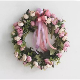🌺Hoa Trà Lụa Gấm Vân 30cm🌺 - Cành hoa giả