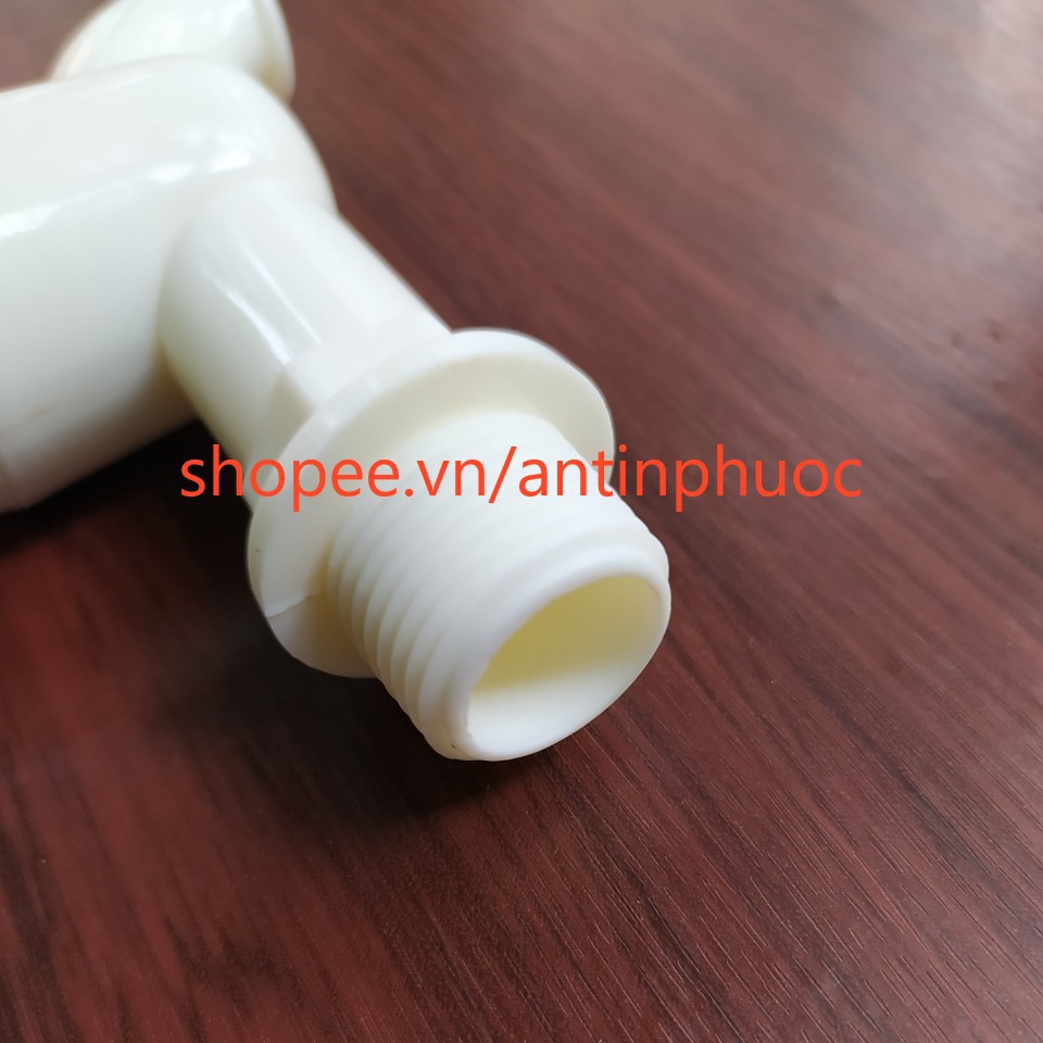 Vòi nước nhựa ren 21mm ,27mm - Hàng thương hiệu bình dân , chất lượng tốt , giá tốt -  MUA 2 VÒI TẶNG KÈM CAO SU NON