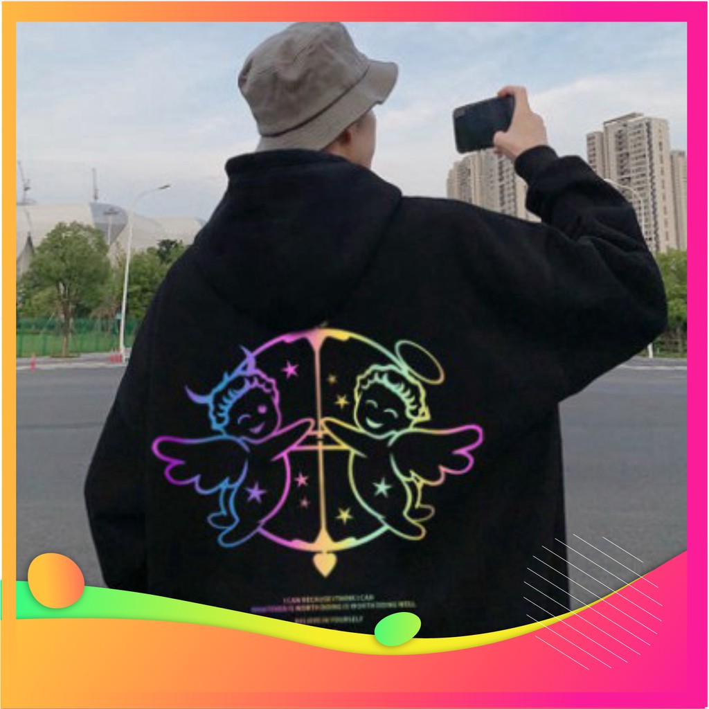 Áo Nỉ Hoodie phản quang hình CUNG SONG TỬ [FREESHIP] Áo nỉ dày dặn, áo nỉ nữ đẹp, áo hoodie [SIÊU RẺ]