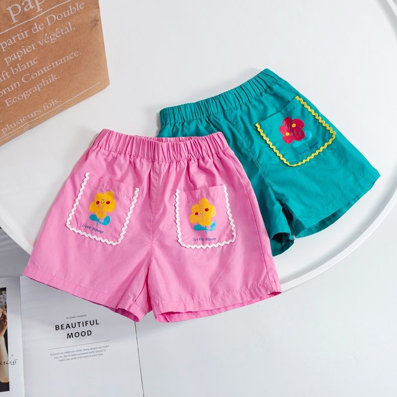 [Babycat] Hàng Có Sẵn Quần Short Nhỏ Phong Cách Hàn Quốc Nhật Bản Thời Trang Mùa Hè Dễ Phối Đồ In Hình Hoạt Hình Phong Cách Phương Tây Dành Cho Trẻ Em Mặc Ngoài Trời