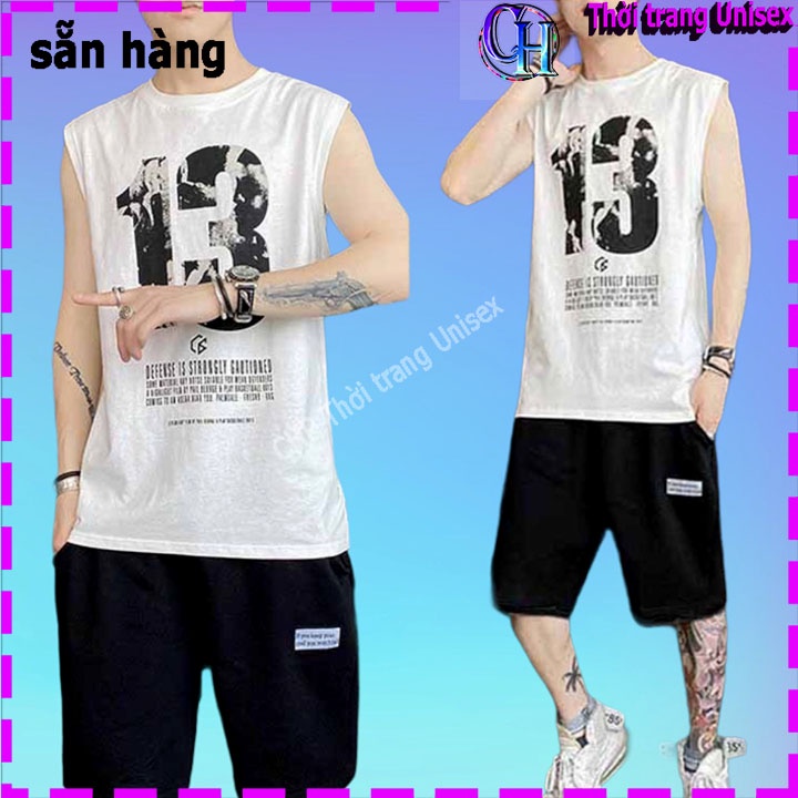 [HÓT NHẤT 2021] Bộ thể thao mặc nhà / Quần áo thun nam / Đồ tập gym J613 H01