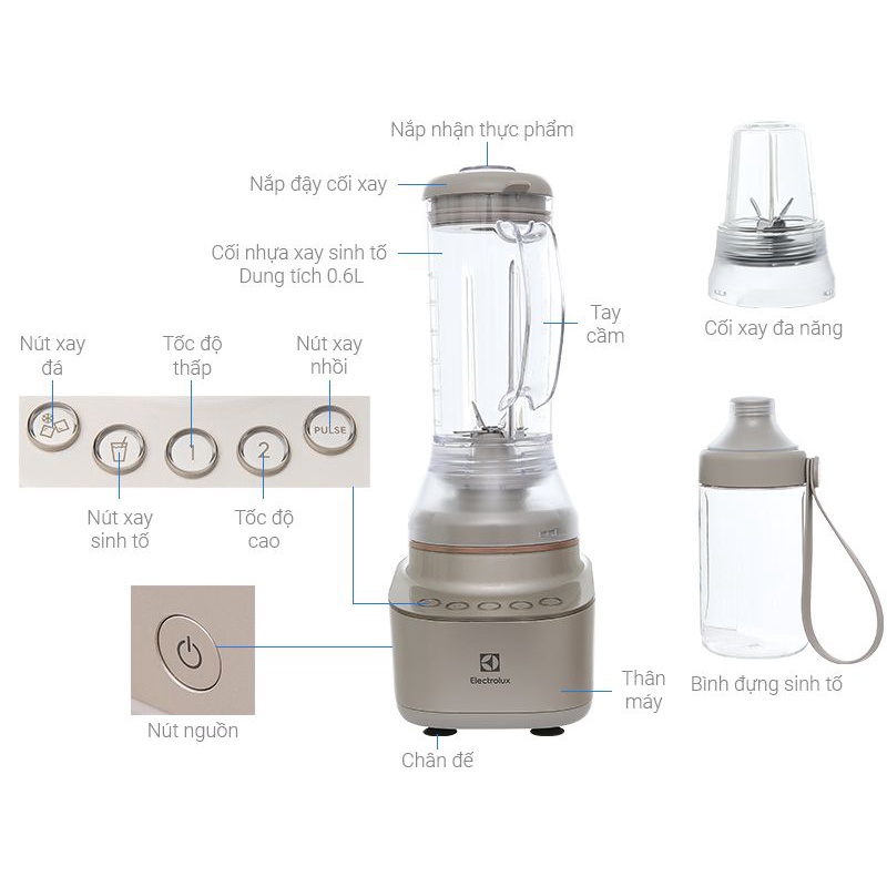 Máy xay sinh tố electrolux E7CB1-86SM