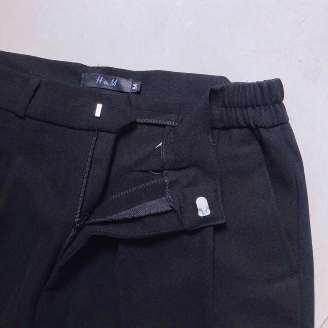 [Có size eo &lt; 100cm] Quần Tây Nữ Baggy Lưng Thun - Quần Tây Bigsize
