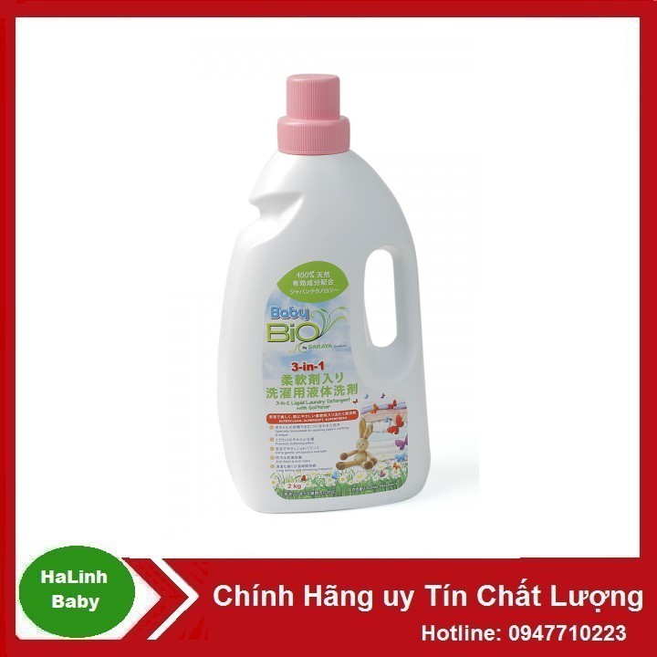 Nước xả vải Baby Bio 2kg