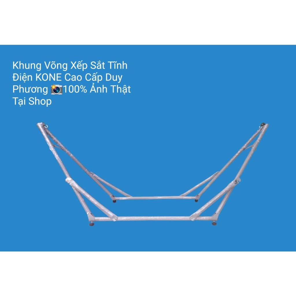 [GIÁ HỦY DIỆT]⭐Khung võng sắt Kone sơn tĩnh điện Duy Phương cao cấp, combo khung võng kèm võng lưới giá tốt hàng loại 1