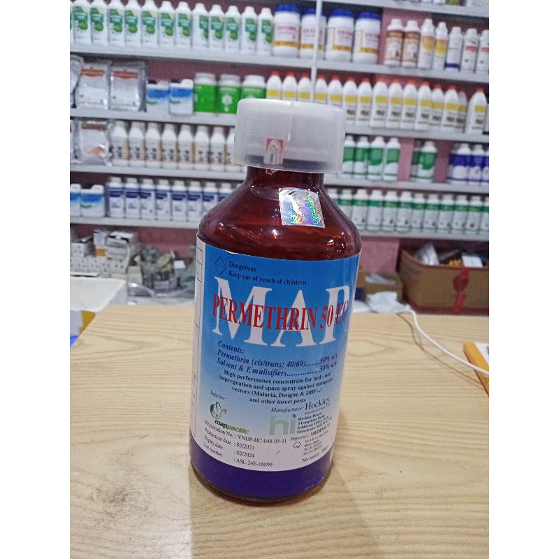 (Xả kho) Thuốc Diệt Muỗi Permethrin 50EC [Chai 1 lít] CÔNG NGHỆ ANH QUỐC