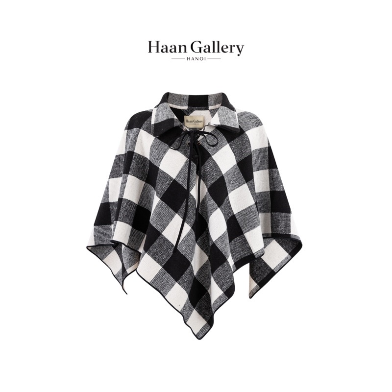 HAAN GALLERY áo choàng Cape chất liệu cashmere sang trọng giữ nhiệt | BigBuy360 - bigbuy360.vn
