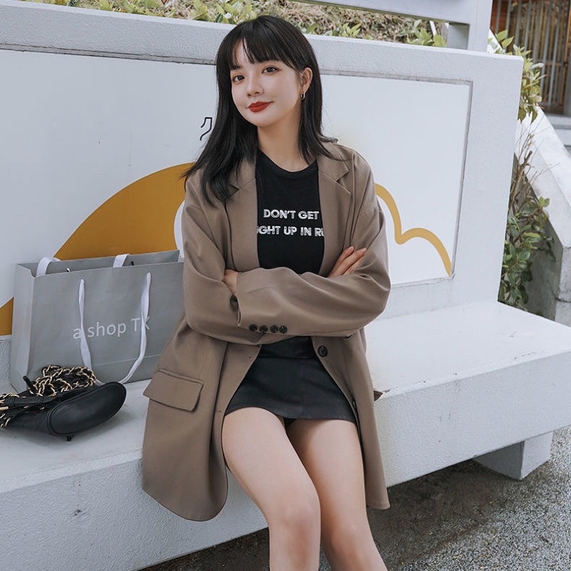 Áo khoác blazer 2 lớp phong cách nữ hàn quốc săn seo😍😍