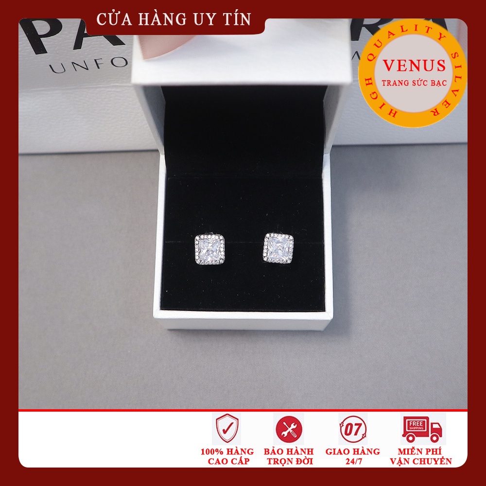 Bông tai thời trang cho nữ- Bạc 925 cao cấp- Trang sức bạc Venus