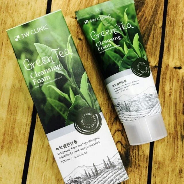 Sua rua mat 3w clinic green tea