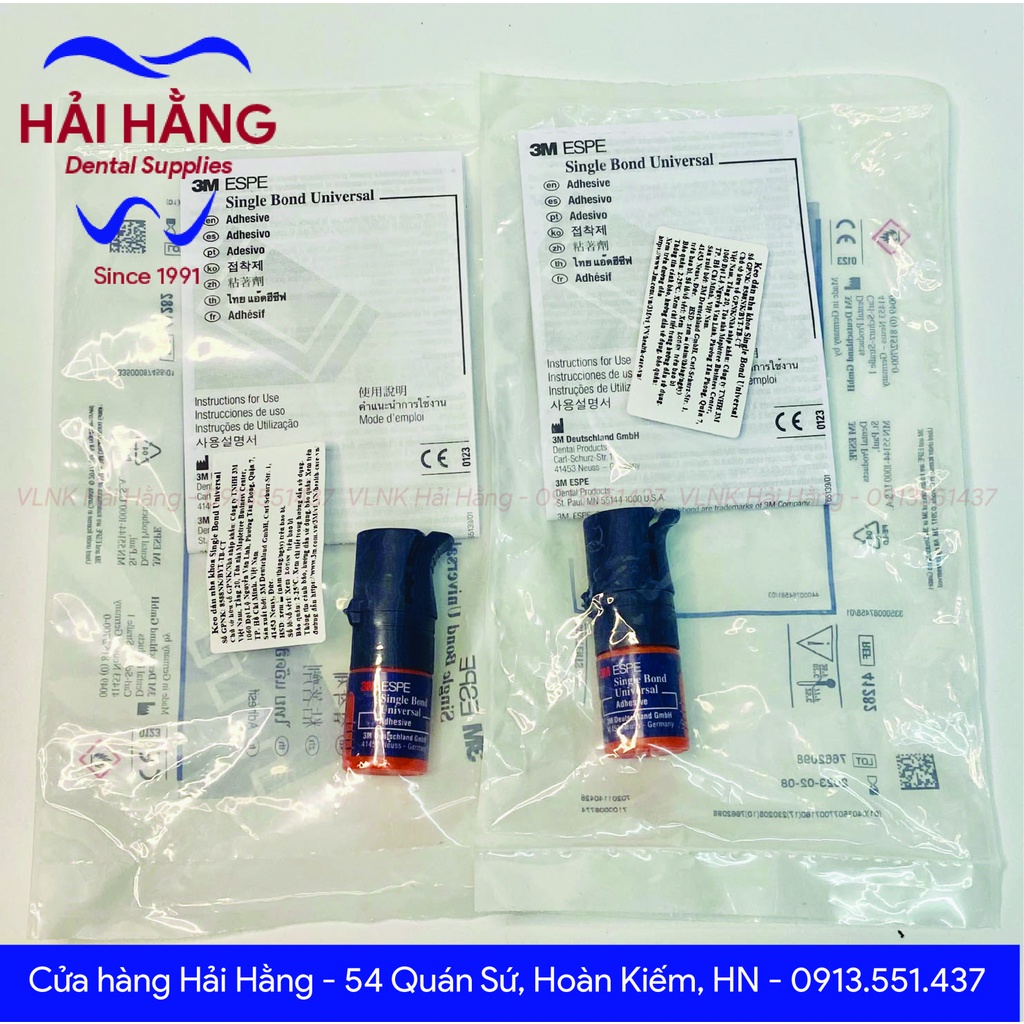 Keo dán Single Bond Universal 1 bước chính hãng 3M ESPE