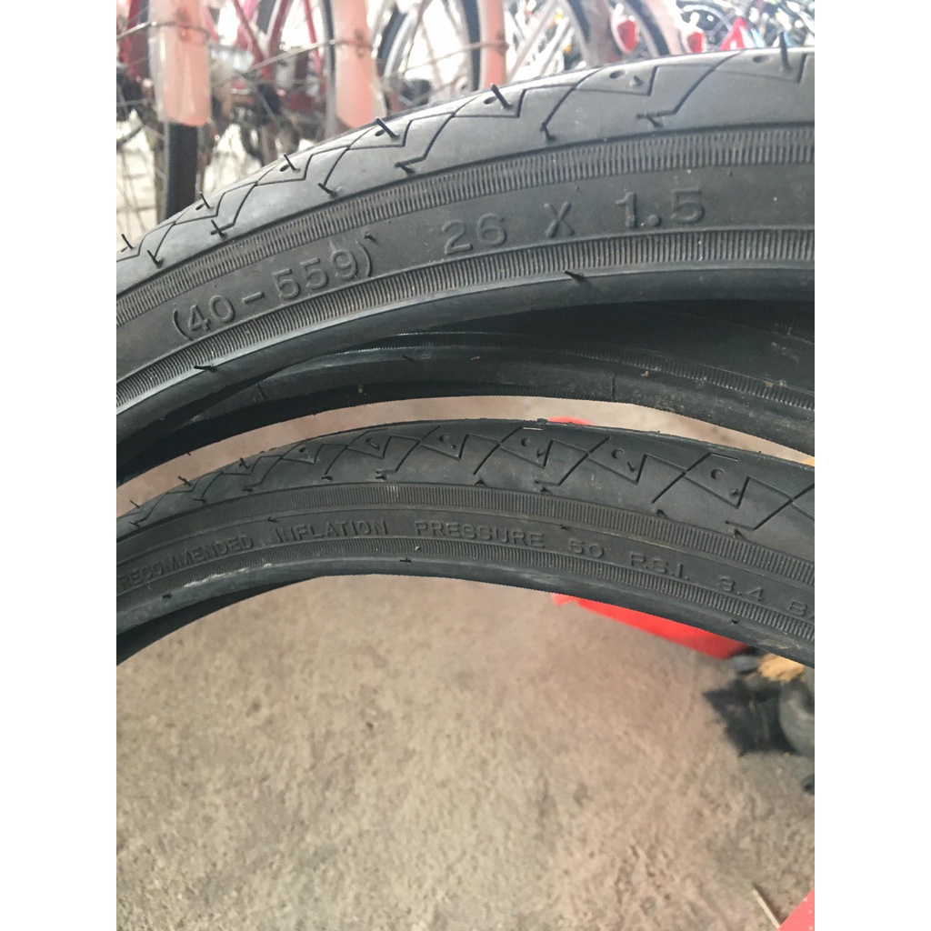 Lốp trơn xe đạp 26 x 1,5 Kenda