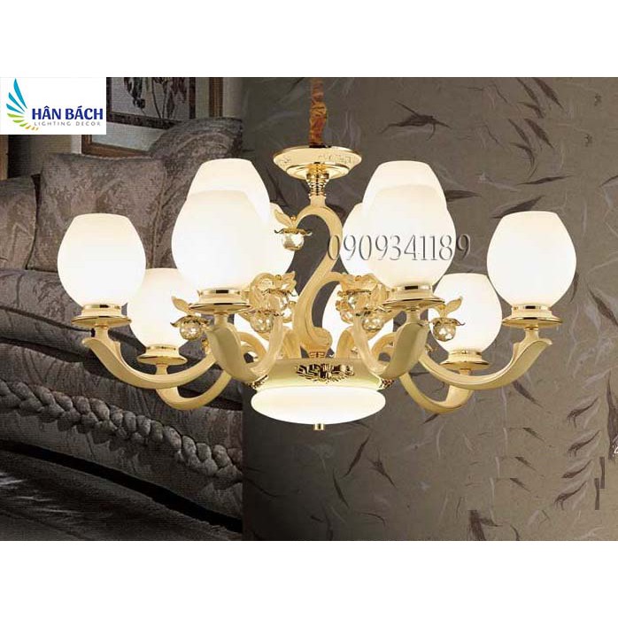 ĐÈN CHÙM,ĐÈN CHÙM PHÒNG KHÁCH,ĐÈN CHÙM HIỆN ĐẠI 12 TAY Không có đánh giá