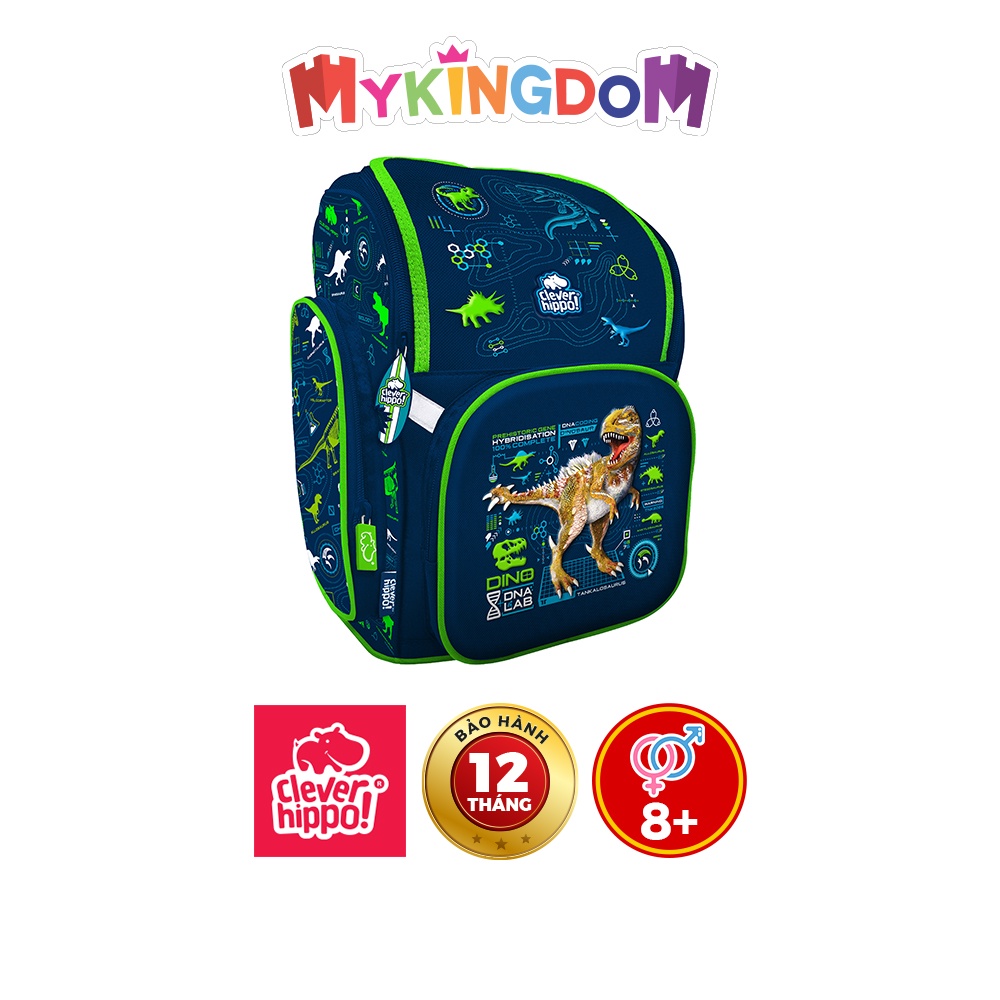 Ba Lô CLEVERHIPPO Fancy - Khủng Long Siêu Đẳng BD1210/BLUE