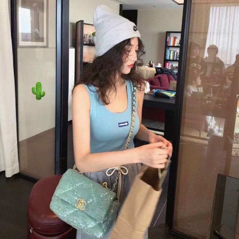 Áo ba lỗ sát nách thêu hình mũi tên mát mẻ Pc