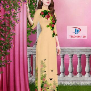 Vải áo dài hoa