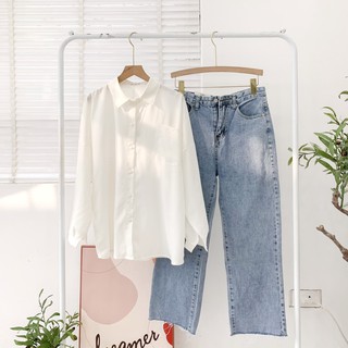 Áo sơ mi trơn cho nữ Sammies chất liệu mềm 1BB920ST Friday