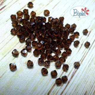 Pha lê Tiệp 4mm nâu cafe cực đẹp